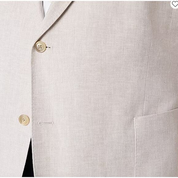 Stafford NWOT Linen Blend Suit Jacket Sport Coat 50R - Picture 4 of 8